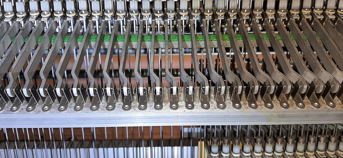 Koppelwippen einer mechanischen Traktur